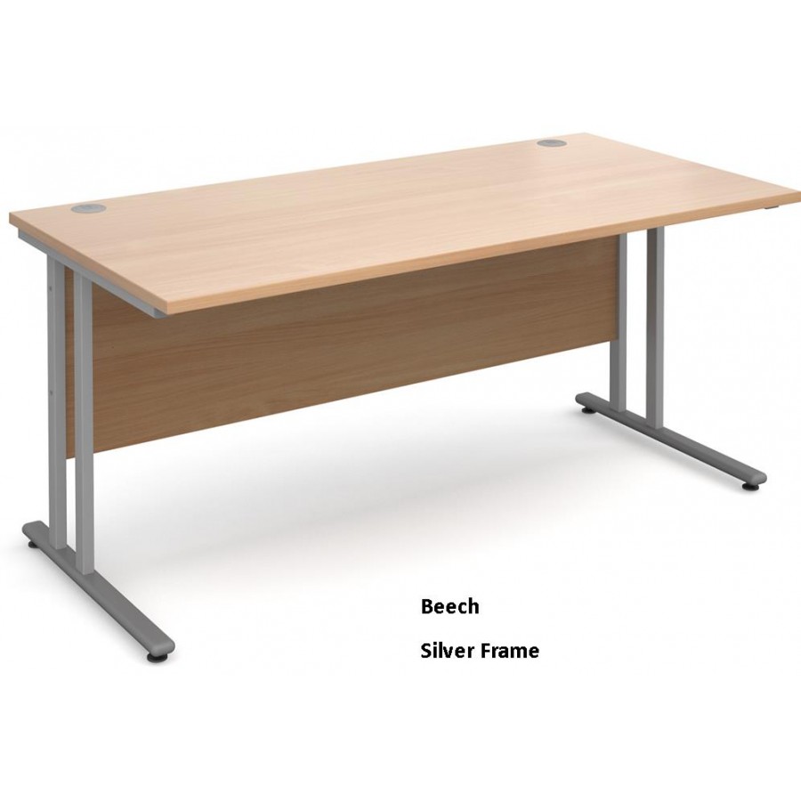 Maestro 800mm Deep Straight Office Desk